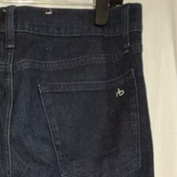 Rag & Bone Fit 1 Skinny Dark Navy Rinse Wash Aero Stretch Tapered Leg Jean 31x32 - Picture 8 of 8